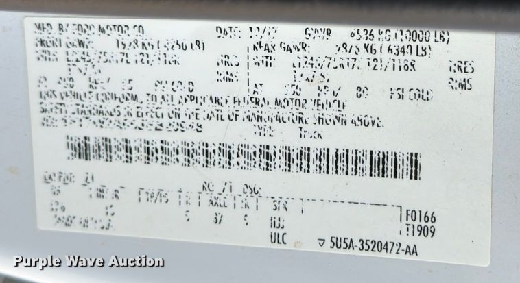 image for item ED5039 2018 Ford F250 Super Duty XL Crew Cab pickup truck