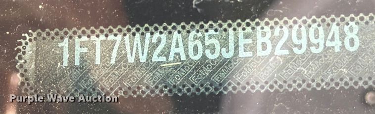 image for item ED5039 2018 Ford F250 Super Duty XL Crew Cab pickup truck