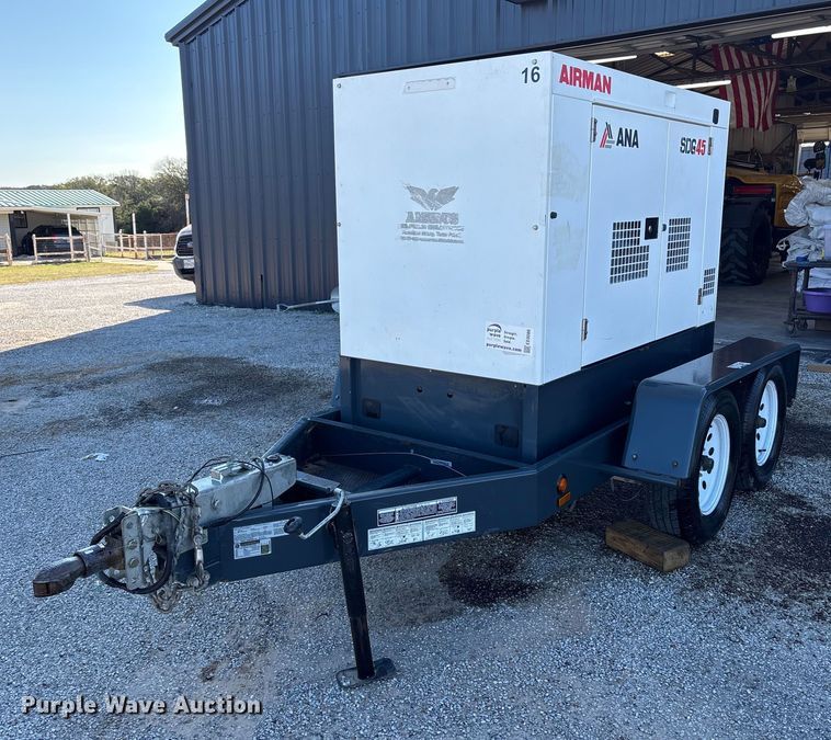 image for item EE0086 2021 Alliance North America Airman SDG45 generator