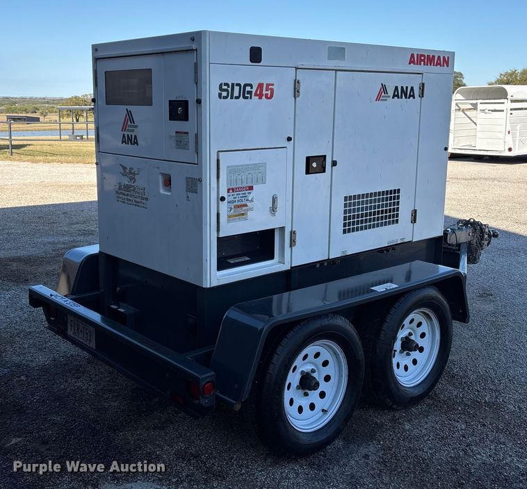 image for item EE0086 2021 Alliance North America Airman SDG45 generator