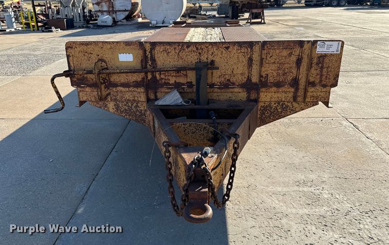 image for item EE3399 1980 Belshe T8 equipment trailer