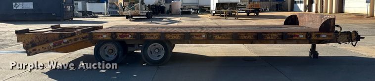 image for item EE3399 1980 Belshe T8 equipment trailer