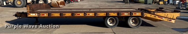 image for item EE3399 1980 Belshe T8 equipment trailer