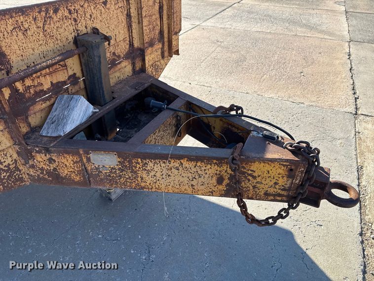 image for item EE3399 1980 Belshe T8 equipment trailer