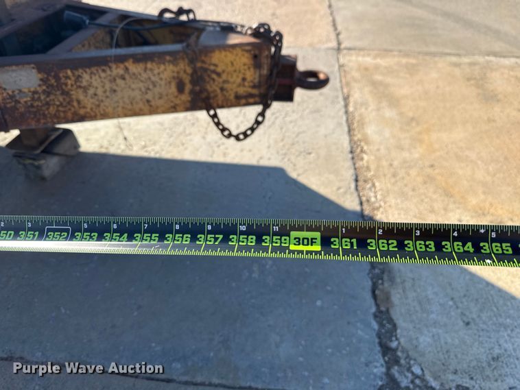 image for item EE3399 1980 Belshe T8 equipment trailer