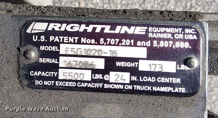 image for item EE4987 2016 UniCarriers PF50 forklift