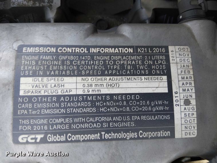 image for item EE4987 2016 UniCarriers PF50 forklift