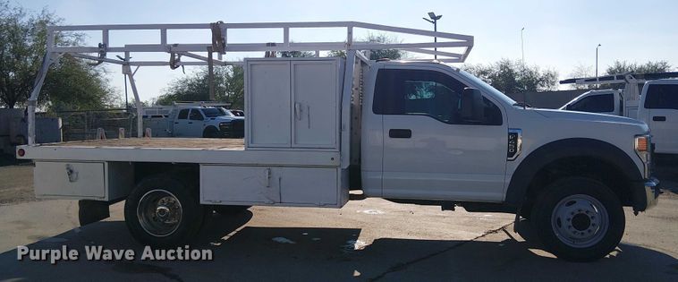 image for item EE4995 2021 Ford F450 Super Duty flatbed truck