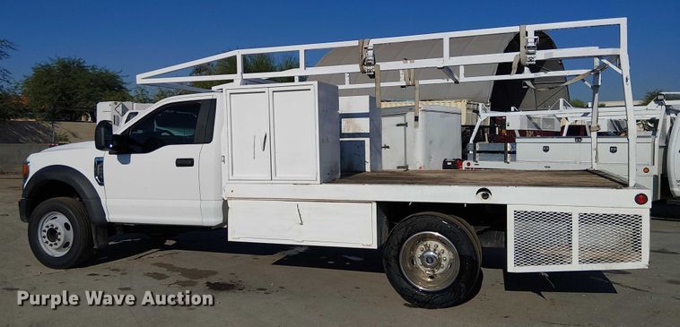 image for item EE4995 2021 Ford F450 Super Duty flatbed truck