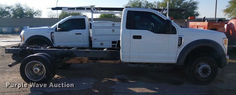 image for item EE4998 2021 Ford F450 Super Duty truck cab and chassis