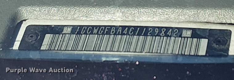 image for item EE5038 2012 Chevrolet Express van