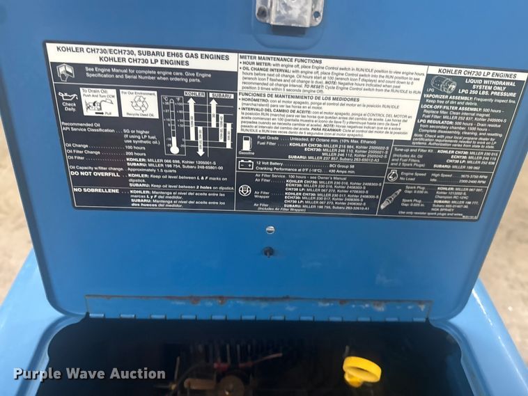 image for item EG1787 Miller Bobcat 225 welder/generator