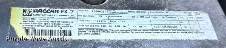 image for item EG1791 2014 Peterbilt 337 box truck