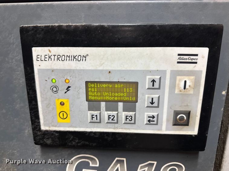 image for item EH7484 2001 Atlas-Copco GA18 air compressor