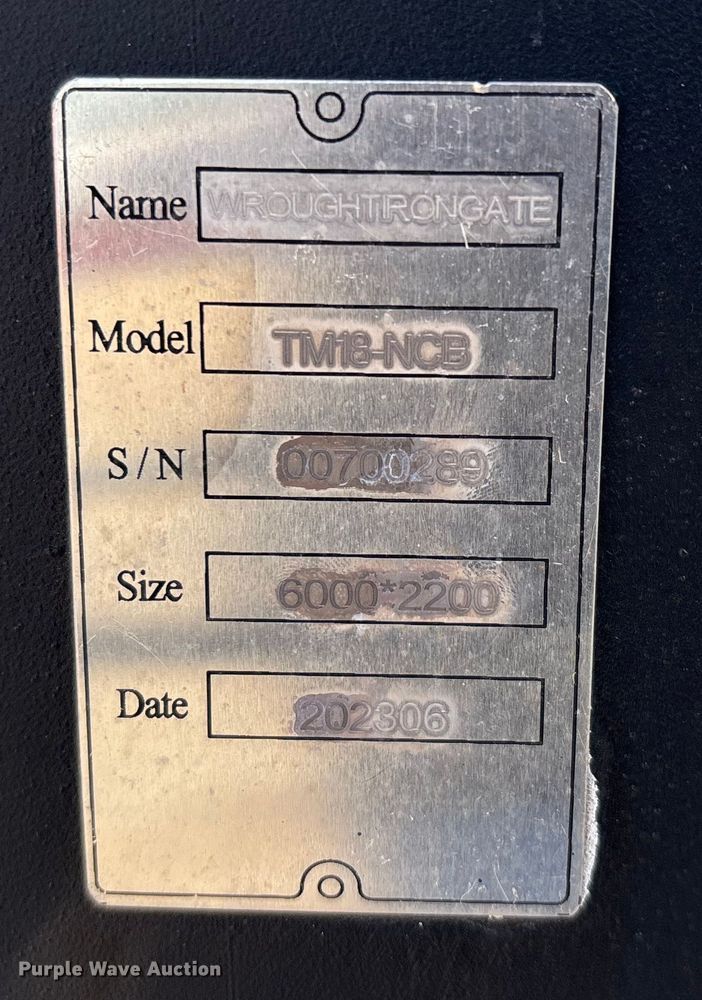 image for item EJ7766 Wrought iron gate