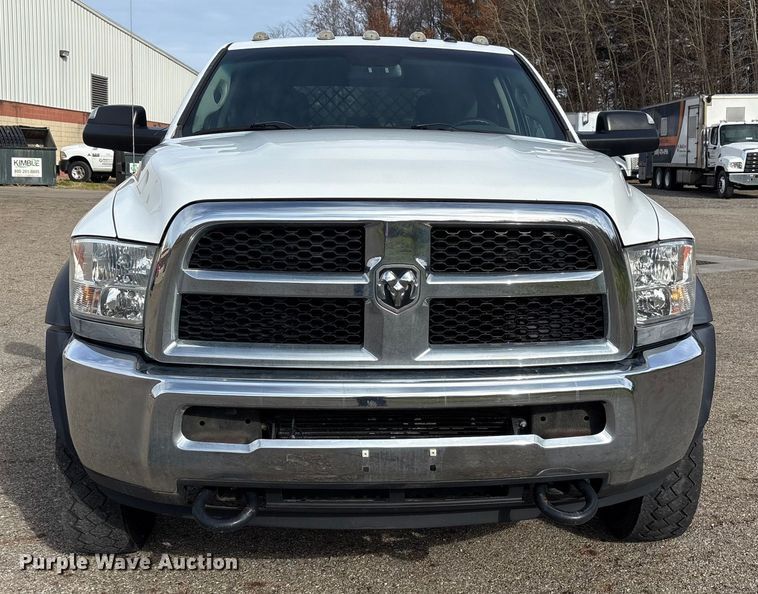 image for item EM6196 2015 RAM 5500 Crew Cab flatbed truck