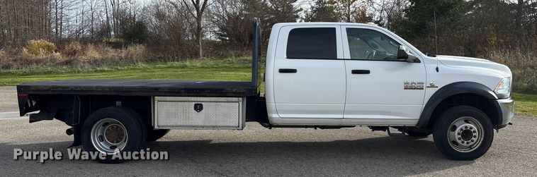 image for item EM6196 2015 RAM 5500 Crew Cab flatbed truck