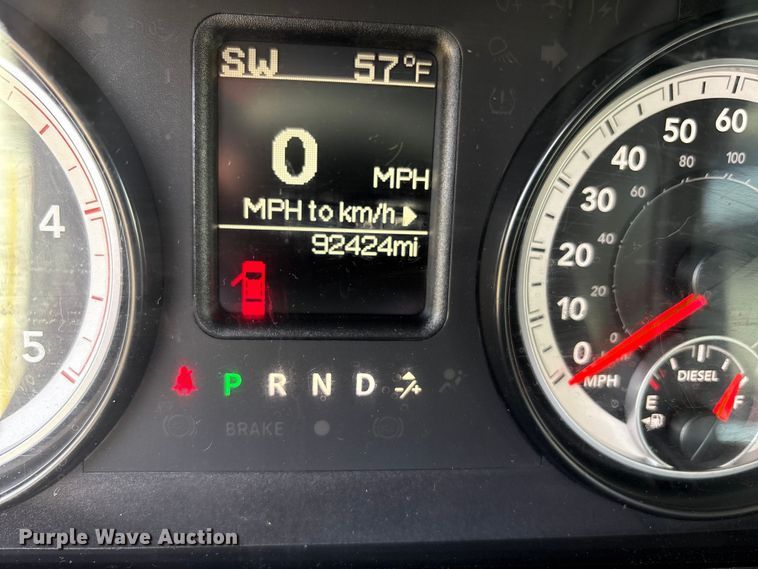 image for item EM6196 2015 RAM 5500 Crew Cab flatbed truck