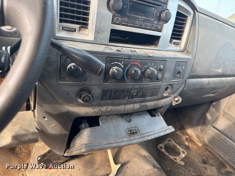 image for item EN0090 2009 Dodge Ram 3500HD utility bed pickup truck