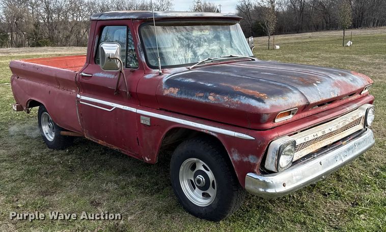 image for item EN0123 1966 Chevrolet C10 pickup truck