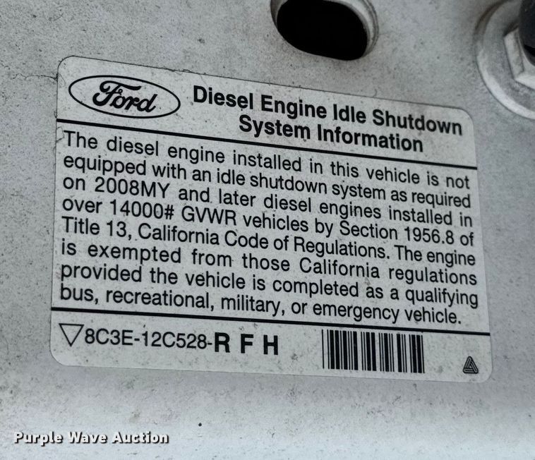 image for item EN0755 2010 Ford F450 pickup truck