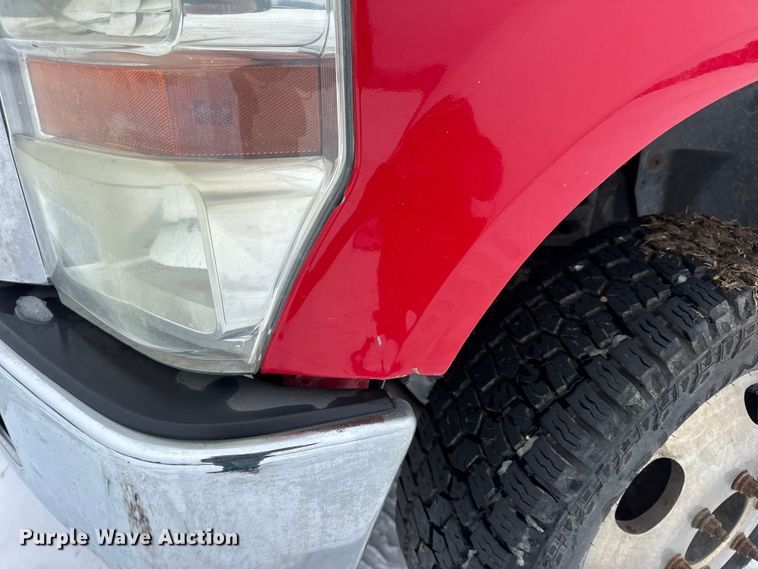 image for item EN0760 2008 Ford F350 flatbed pickup truck