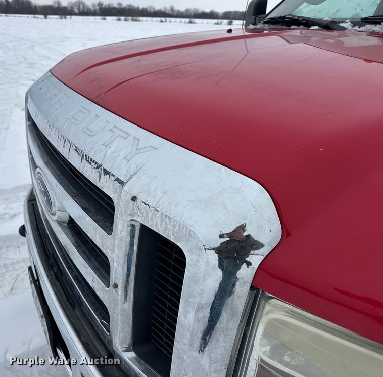 image for item EN0760 2008 Ford F350 flatbed pickup truck