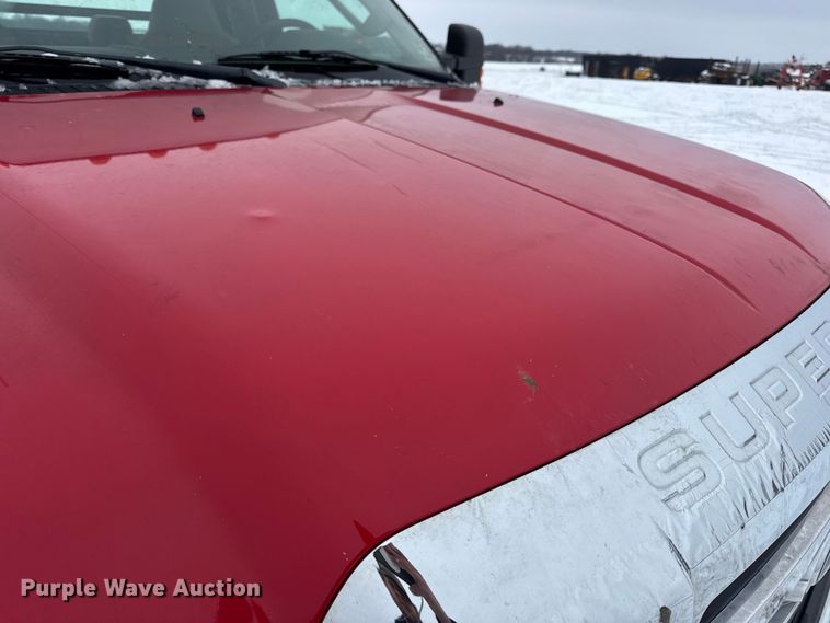 image for item EN0760 2008 Ford F350 flatbed pickup truck