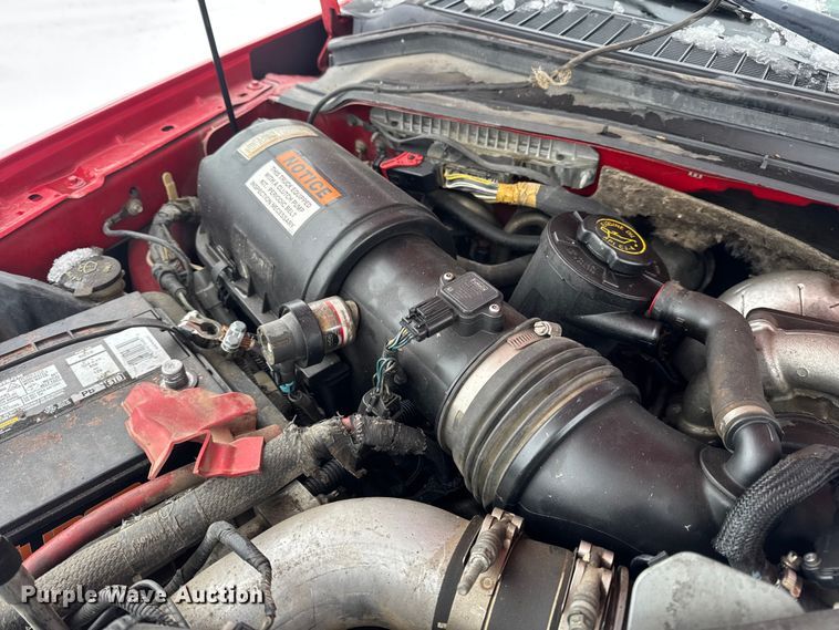 image for item EN0760 2008 Ford F350 flatbed pickup truck