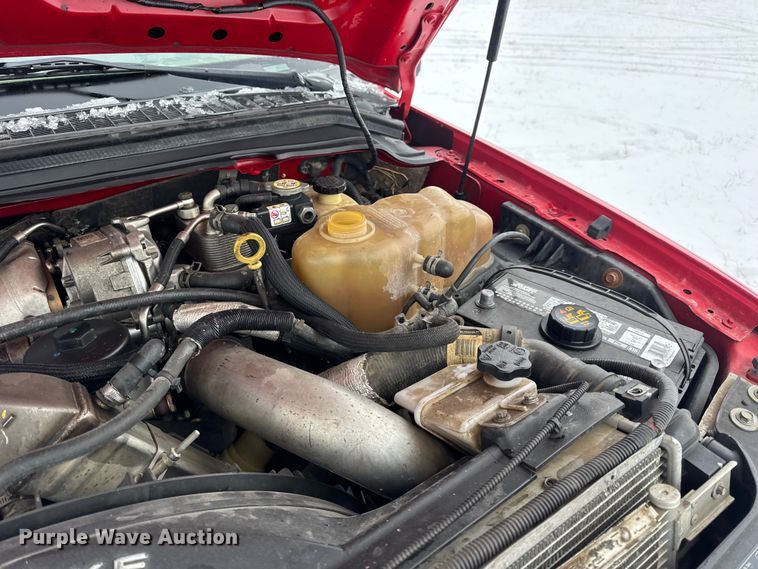 image for item EN0760 2008 Ford F350 flatbed pickup truck