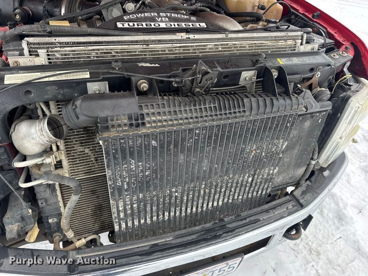 image for item EN0760 2008 Ford F350 flatbed pickup truck