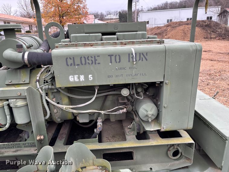 image for item EN5835 Libby Welding Inc. MEP 003A generator