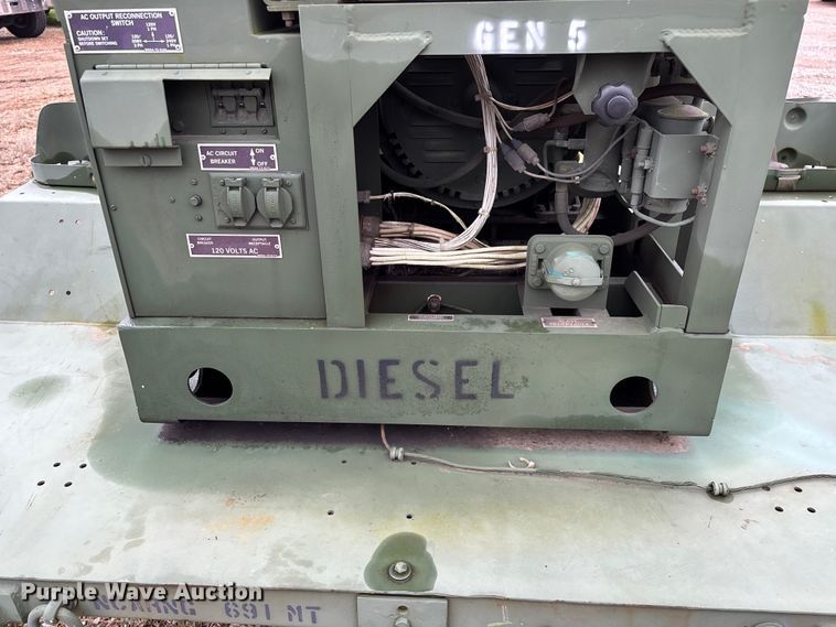 image for item EN5835 Libby Welding Inc. MEP 003A generator