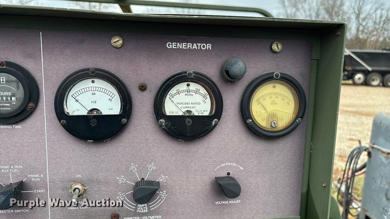 image for item EN5835 Libby Welding Inc. MEP 003A generator