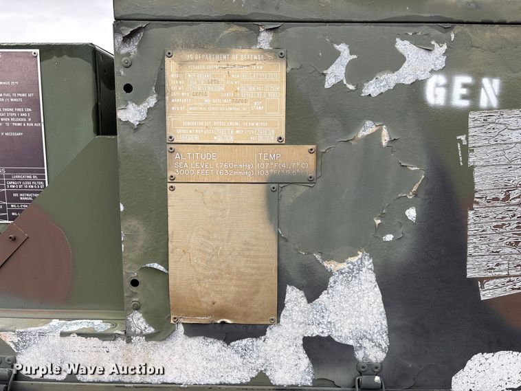 image for item EN5836 Libby Corp MEP-003A generator