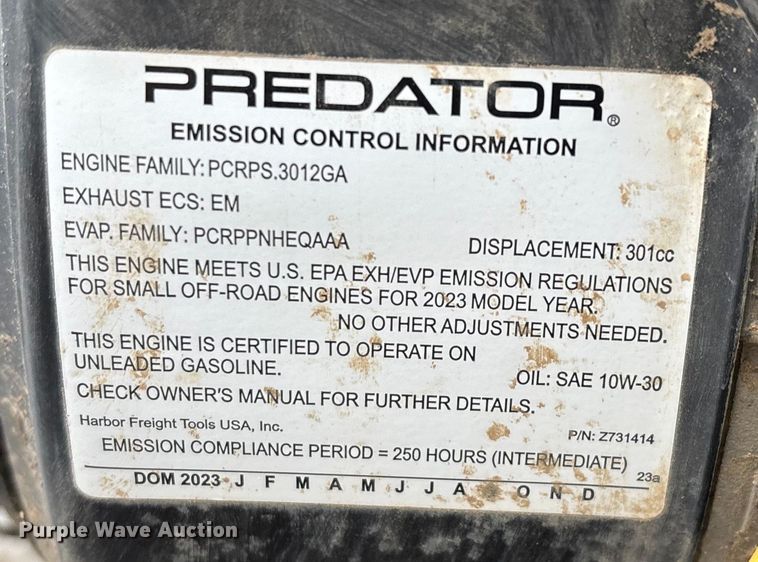 image for item EN5841 Generator and pump