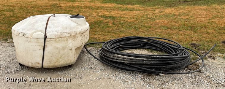 image for item EN5853 Ace Roto-Mold  poly tank and soaker hose