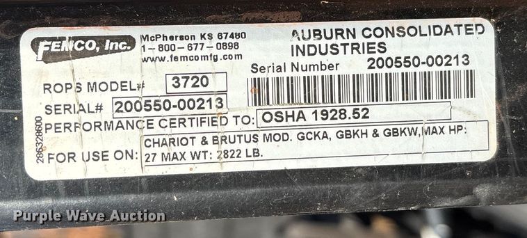 image for item EN5867 Great Dane Chariot GCBR2661S ZTR lawn mower