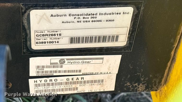 image for item EN5867 Great Dane Chariot GCBR2661S ZTR lawn mower