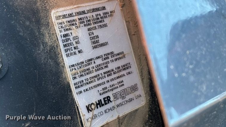 image for item EN5870 Kubota ZG23F ZTR lawn mower