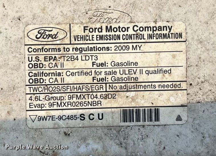 image for item EN5871 2009 Ford F150 XL pickup truck