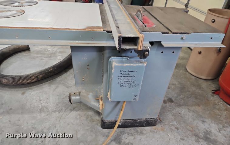 image for item EO4869 Delta Unisaw table saw