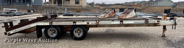 image for item EP2589 1998 Belshe T9 equipment trailer