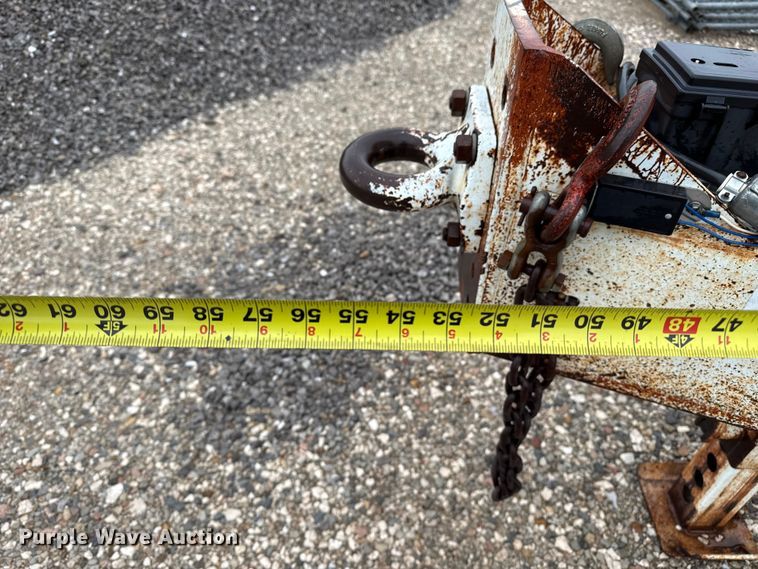 image for item EP2589 1998 Belshe T9 equipment trailer