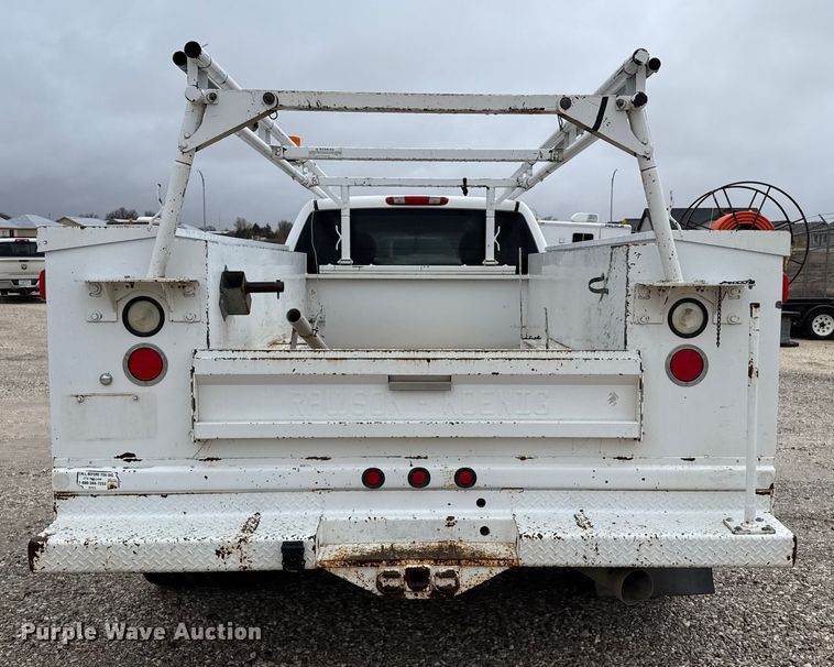 image for item EP2595 2008 GMC 3500HD Ext. Cab utility bed pickup truck