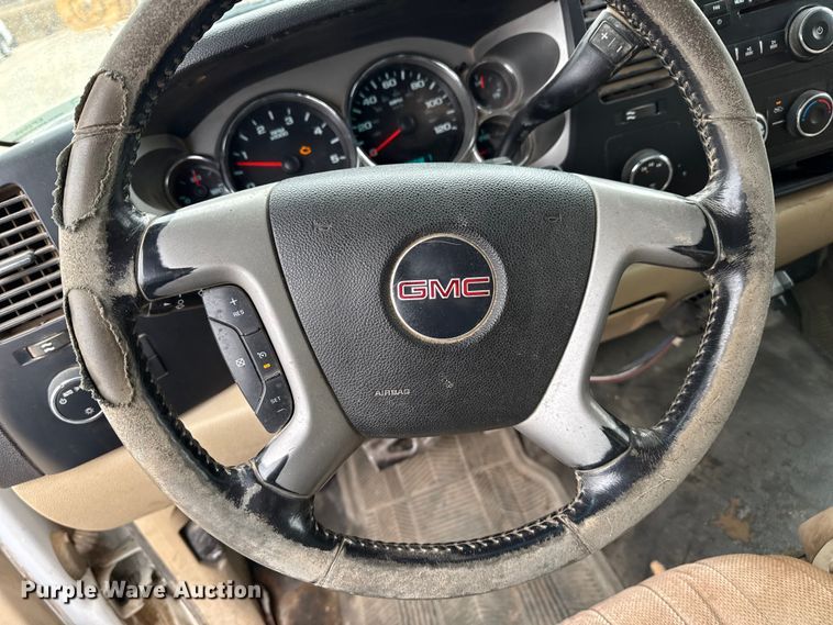 image for item EP2595 2008 GMC 3500HD Ext. Cab utility bed pickup truck