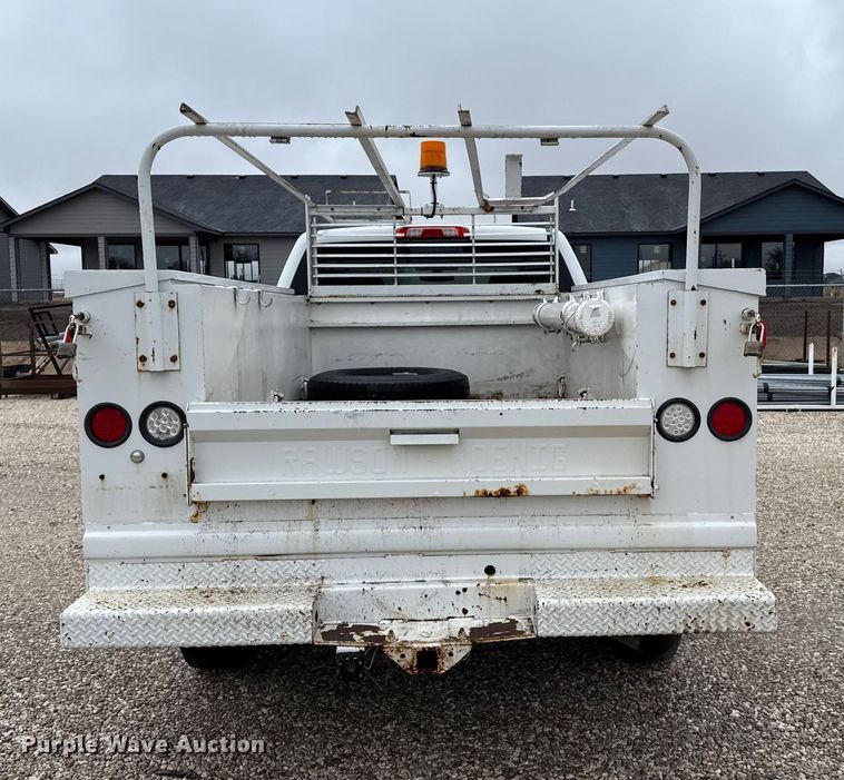 image for item EP2605 2017 GMC Sierra 2500HD Double Cab utility bed pickup truck