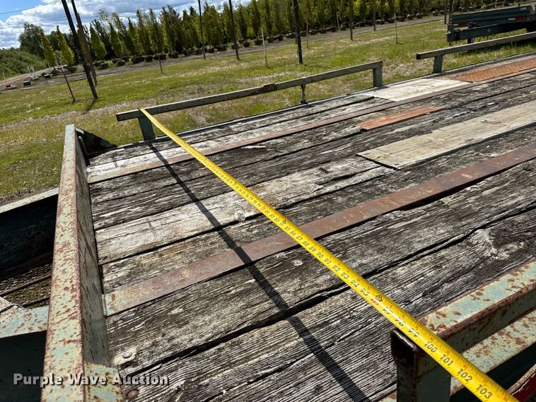 image for item ER0010 1991 Hillsboro equipment trailer