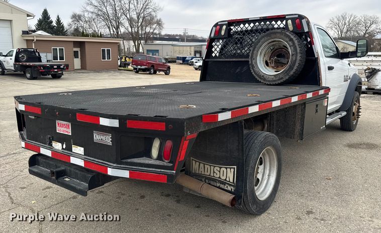 image for item ER0294 2014 RAM 5500 flatbed truck