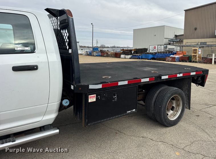 image for item ER0294 2014 RAM 5500 flatbed truck